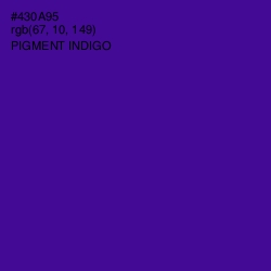 #430A95 - Pigment Indigo Color Image