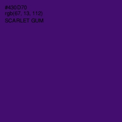 #430D70 - Scarlet Gum Color Image