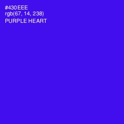 #430EEE - Purple Heart Color Image