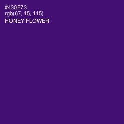 #430F73 - Honey Flower Color Image