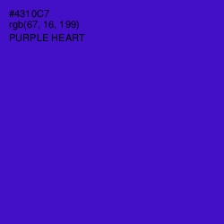 #4310C7 - Purple Heart Color Image