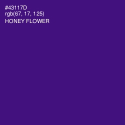 #43117D - Honey Flower Color Image