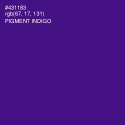 #431183 - Pigment Indigo Color Image