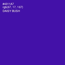 #4311A7 - Daisy Bush Color Image