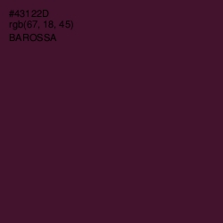 #43122D - Barossa Color Image