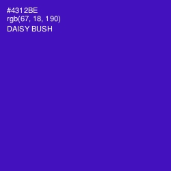 #4312BE - Daisy Bush Color Image