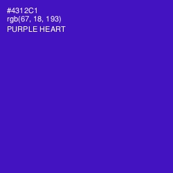 #4312C1 - Purple Heart Color Image