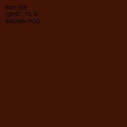 #431305 - Brown Pod Color Image