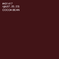 #431417 - Cocoa Bean Color Image