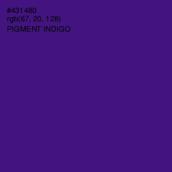 #431480 - Pigment Indigo Color Image