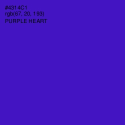 #4314C1 - Purple Heart Color Image