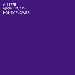 #43177B - Honey Flower Color Image