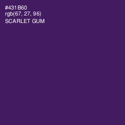 #431B60 - Scarlet Gum Color Image