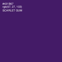#431B67 - Scarlet Gum Color Image