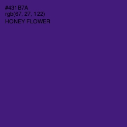 #431B7A - Honey Flower Color Image