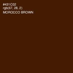 #431C02 - Morocco Brown Color Image