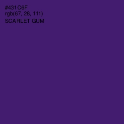 #431C6F - Scarlet Gum Color Image