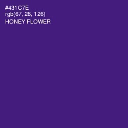 #431C7E - Honey Flower Color Image