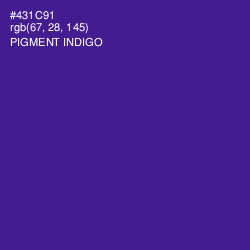 #431C91 - Pigment Indigo Color Image