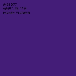 #431D77 - Honey Flower Color Image