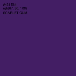 #431E64 - Scarlet Gum Color Image