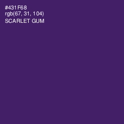 #431F68 - Scarlet Gum Color Image