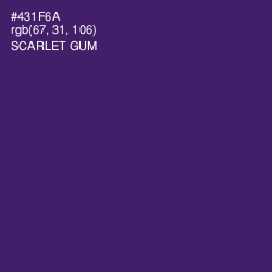 #431F6A - Scarlet Gum Color Image