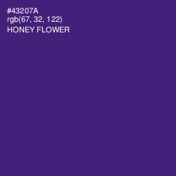 #43207A - Honey Flower Color Image