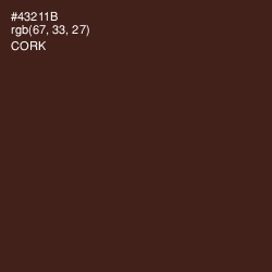 #43211B - Cork Color Image
