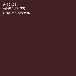 #432121 - Crater Brown Color Image