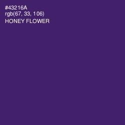 #43216A - Honey Flower Color Image