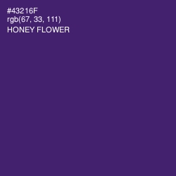 #43216F - Honey Flower Color Image