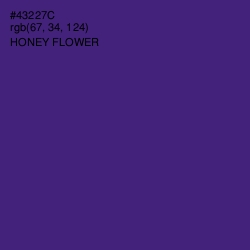 #43227C - Honey Flower Color Image