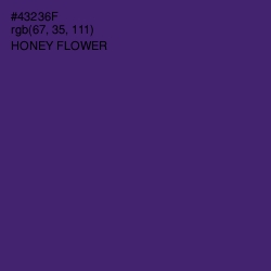 #43236F - Honey Flower Color Image