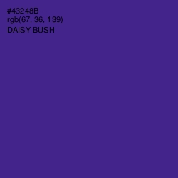 #43248B - Daisy Bush Color Image