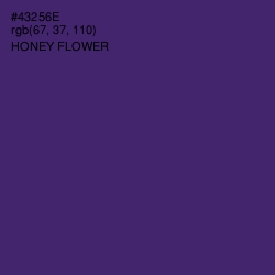 #43256E - Honey Flower Color Image