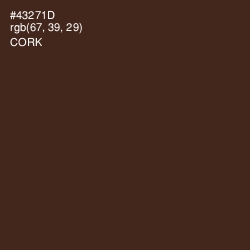 #43271D - Cork Color Image