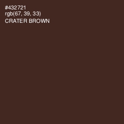 #432721 - Crater Brown Color Image