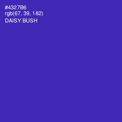 #4327B6 - Daisy Bush Color Image