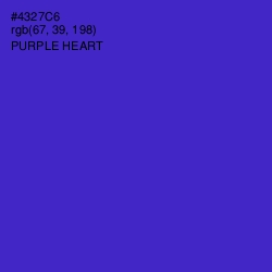 #4327C6 - Purple Heart Color Image