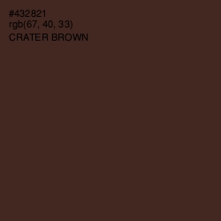 #432821 - Crater Brown Color Image