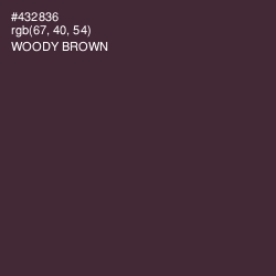 #432836 - Woody Brown Color Image