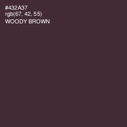 #432A37 - Woody Brown Color Image