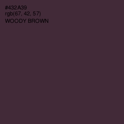 #432A39 - Woody Brown Color Image