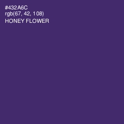 #432A6C - Honey Flower Color Image