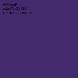 #432A6E - Honey Flower Color Image