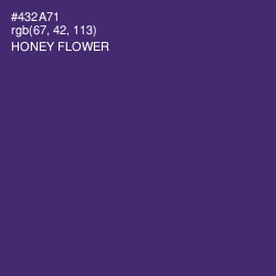 #432A71 - Honey Flower Color Image