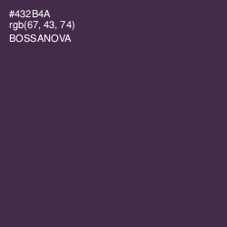 #432B4A - Bossanova Color Image