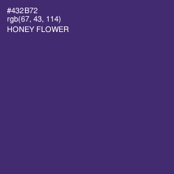 #432B72 - Honey Flower Color Image