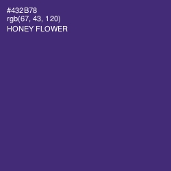 #432B78 - Honey Flower Color Image